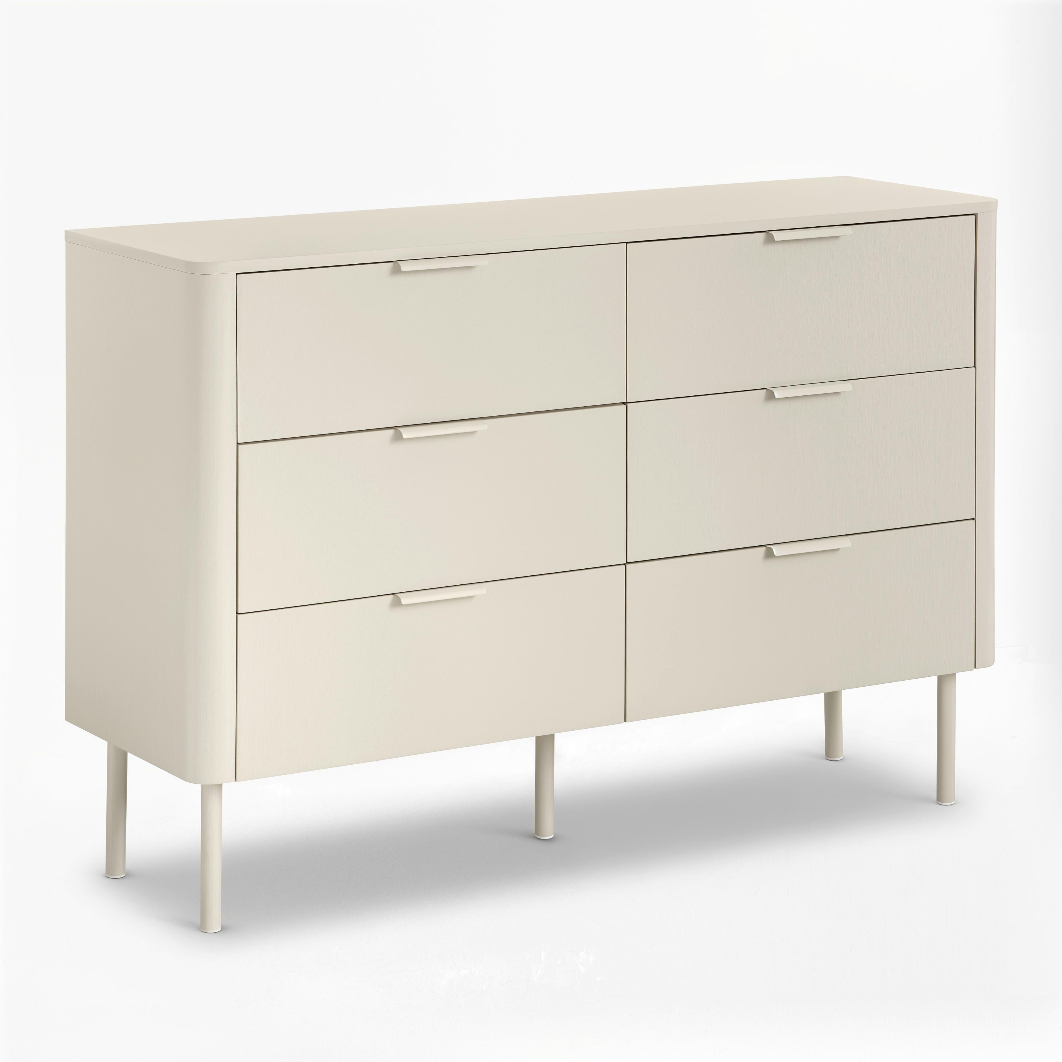 Sideboard Brenda Kaschmir MDF/Eisen - Kaschmir, MODERN, Holzwerkstoff/Metall (120/85/40cm) - Bessagi Home