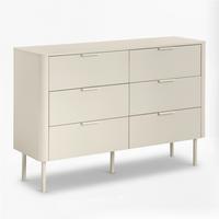 Sideboard Brenda Kaschmir MDF/Eisen - Kaschmir, MODERN, Holzwerkstoff/Metall (120/85/40cm) - Bessagi Home
