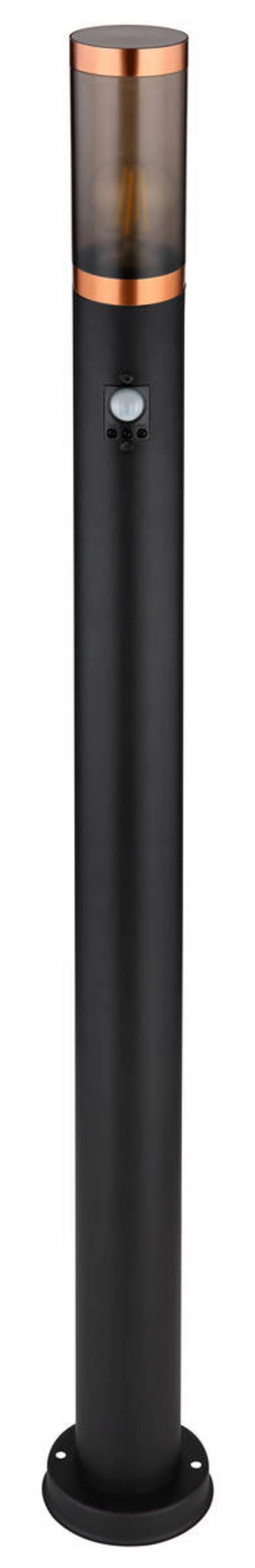 Zunanja Svetilka Boston, 15 W - siva/črna, Design, kovina/umetna masa (12,7/110cm) - Globo