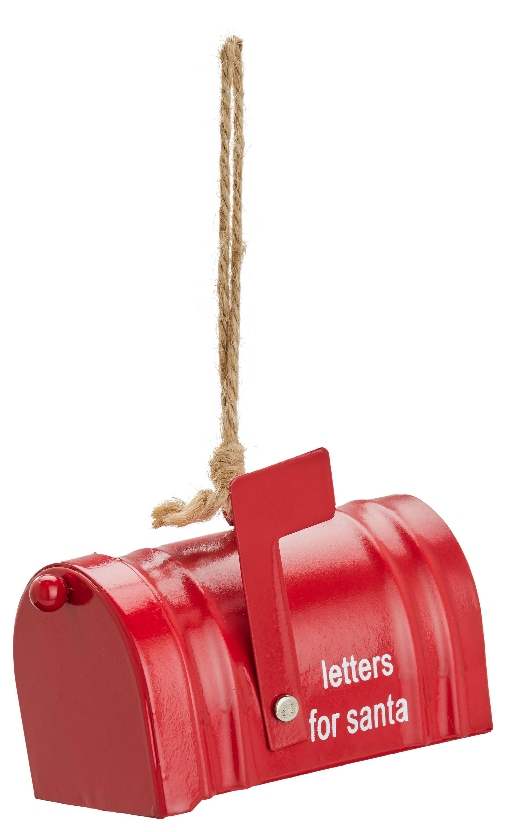 Függődísz Mailbox - piros, Basics, fém (10/6/5,5cm) - Modern Living
