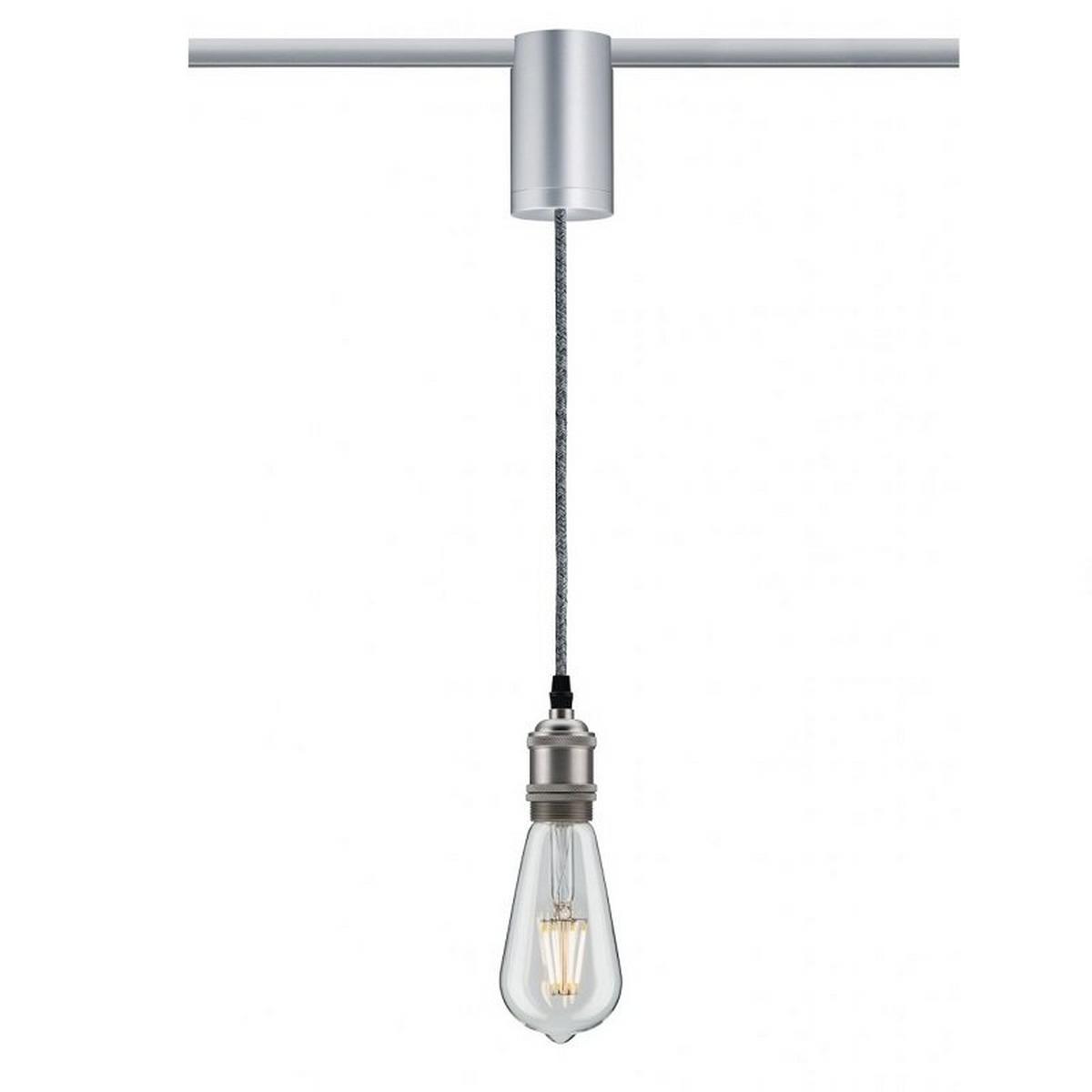 Schienensystem-Adapter Universal Pendant - Chromfarben, Design, Kunststoff/Metall (6,2/10,6cm) - Paulmann