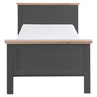 Klasični Krevet Jasmin Ii - boje grafita/hrast Artisan, Lifestyle, drvni materijal/plastika (100/200cm) - Zandiara