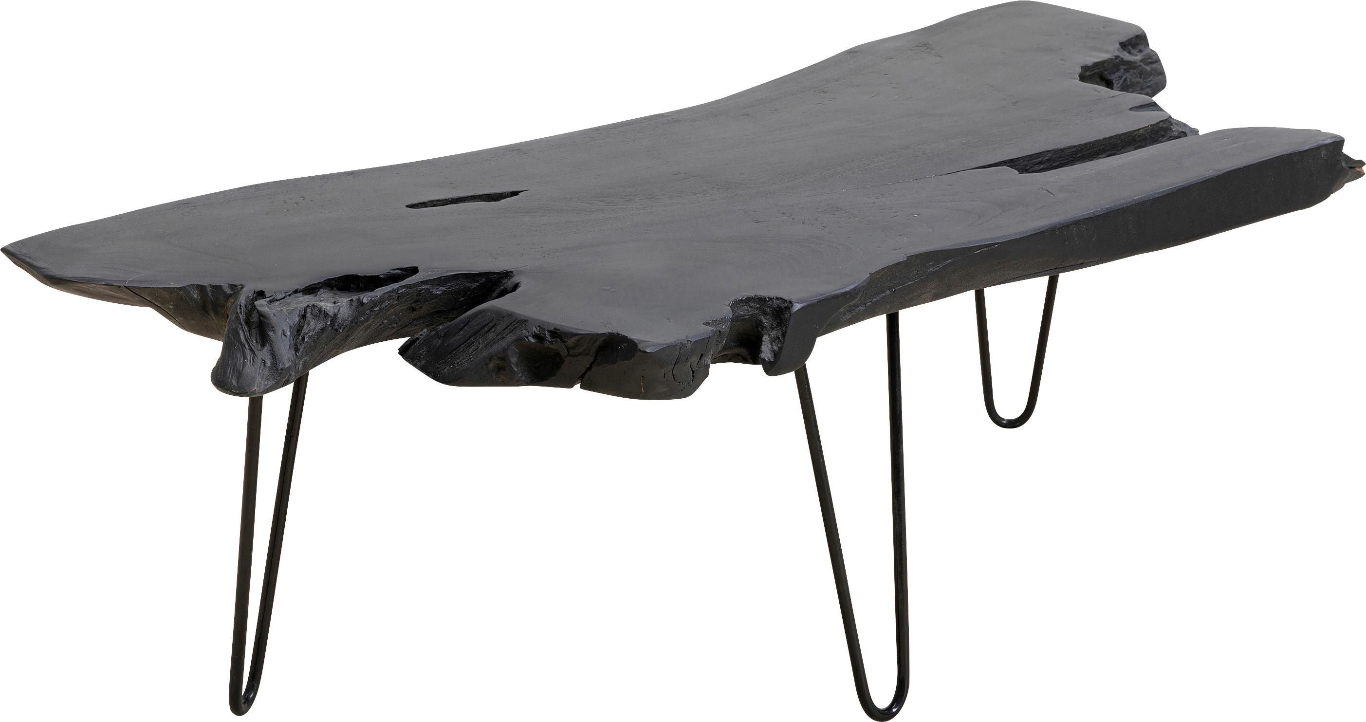 STOLIK KAWOWY ASPEN - czarny, Design, metal/drewno (100/40/40cm) - Kare-Design