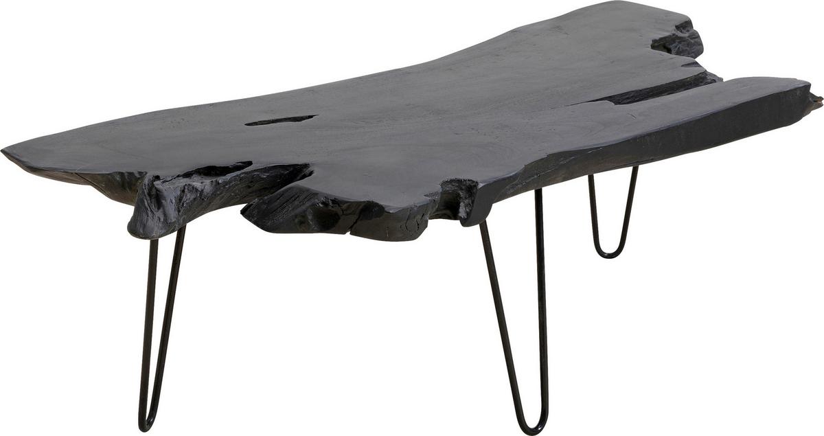 STOLIK KAWOWY ASPEN - czarny, Design, metal/drewno (100/40/40cm) - Kare-Design
