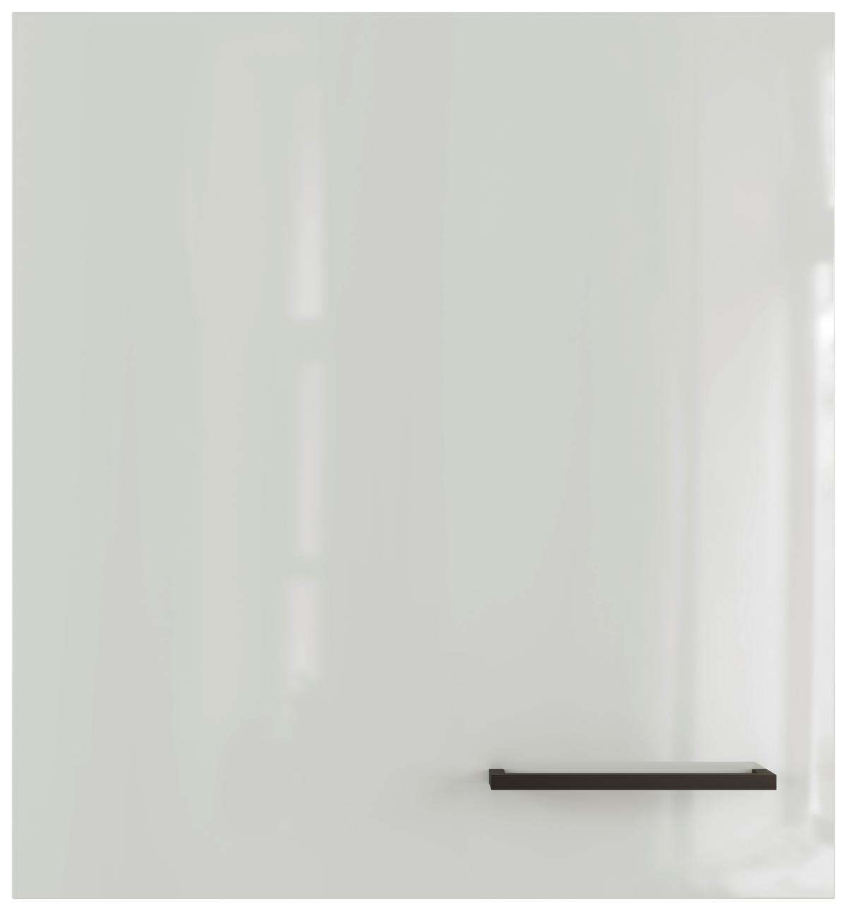 Kuhinjska Zgornja Omarica Levi, Svetlo Siva, Š. 50 Cm - črna/siva, Moderno, kovina/leseni material (50/54/32cm) - FlexWell