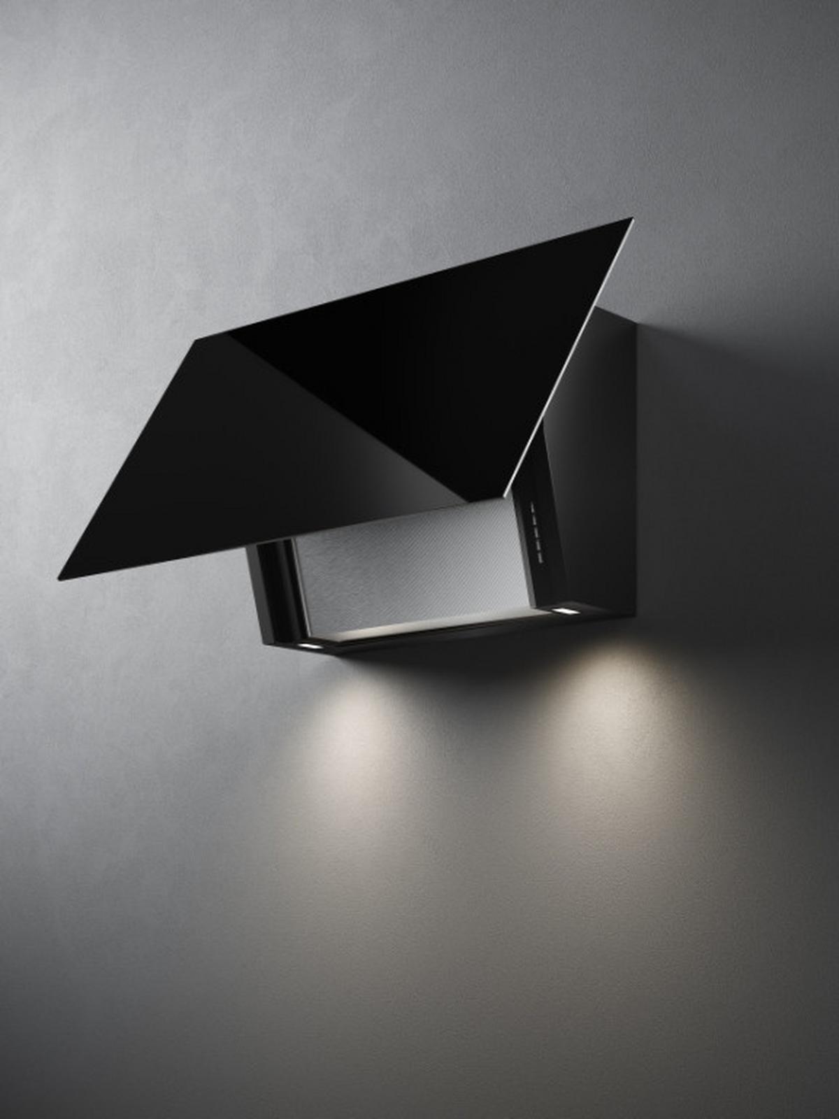 Dunstabzugshaube Cover, Glas/Schwarz - Schwarz, MODERN (85/51/23cm) - Falmec