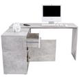 Pisalna Miza Prag 138 - aluminij/siva, Moderno, umetna masa/leseni material (138/74/120cm) - Mömax modern living