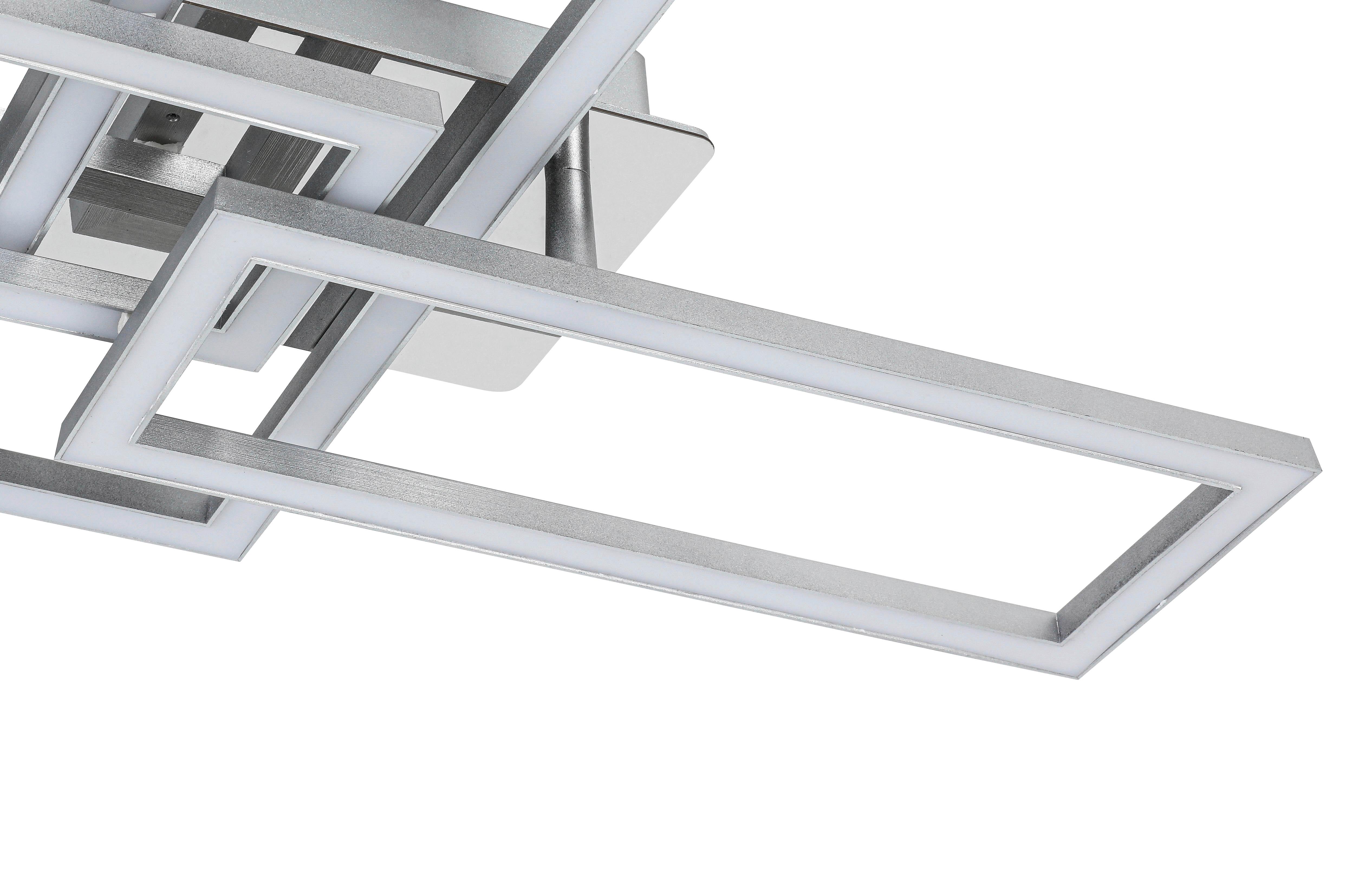 LED-TAKLAMPA OMIE - kromfärg/silver, Modern, metall/plast (63,5/34/8cm) - Mömax