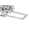 LED-TAKLAMPA OMIE - kromfärg/silver, Modern, metall/plast (63,5/34/8cm) - Mömax