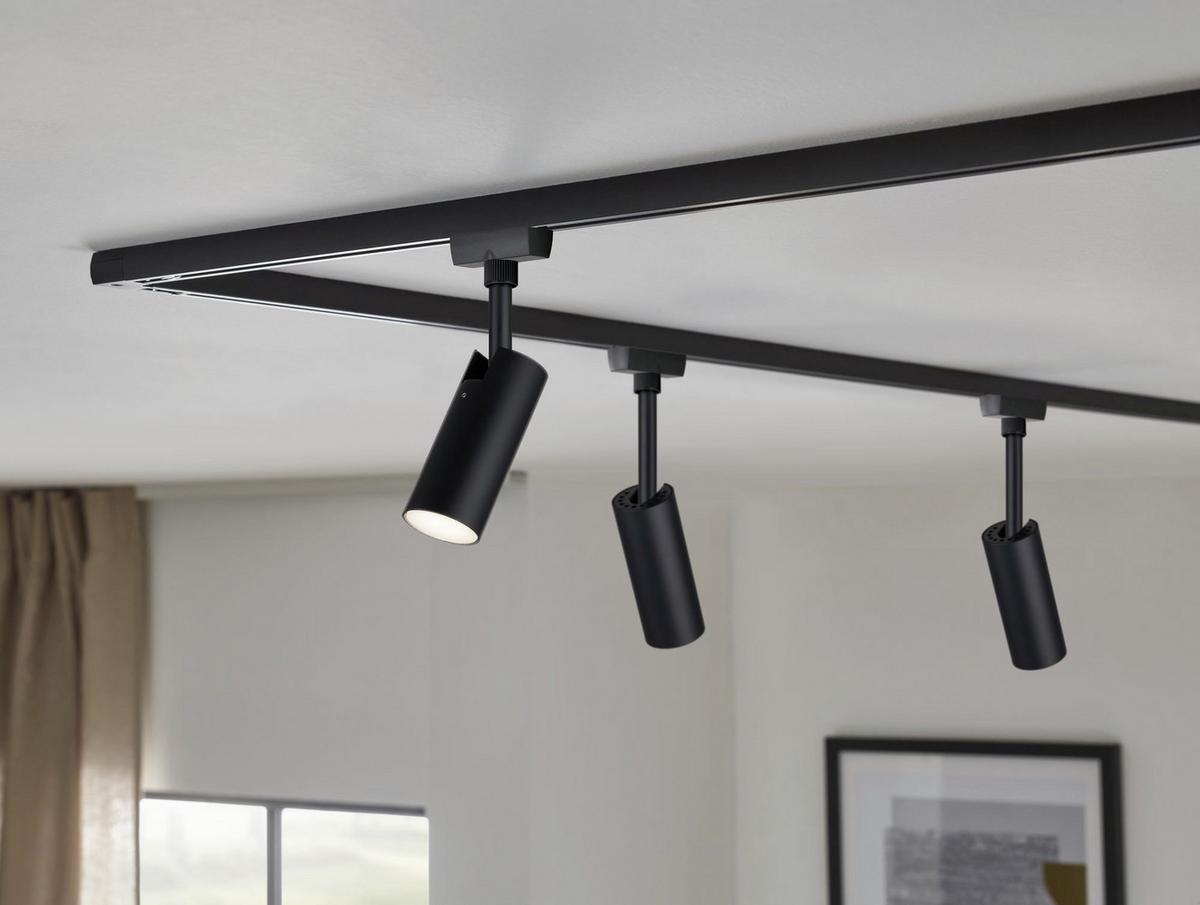 Schienensystem-Strahler Urail Spot Tubo max. 5 Watt - Schwarz, Design, Kunststoff/Metall (4,2/18,6/10,5cm) - Paulmann