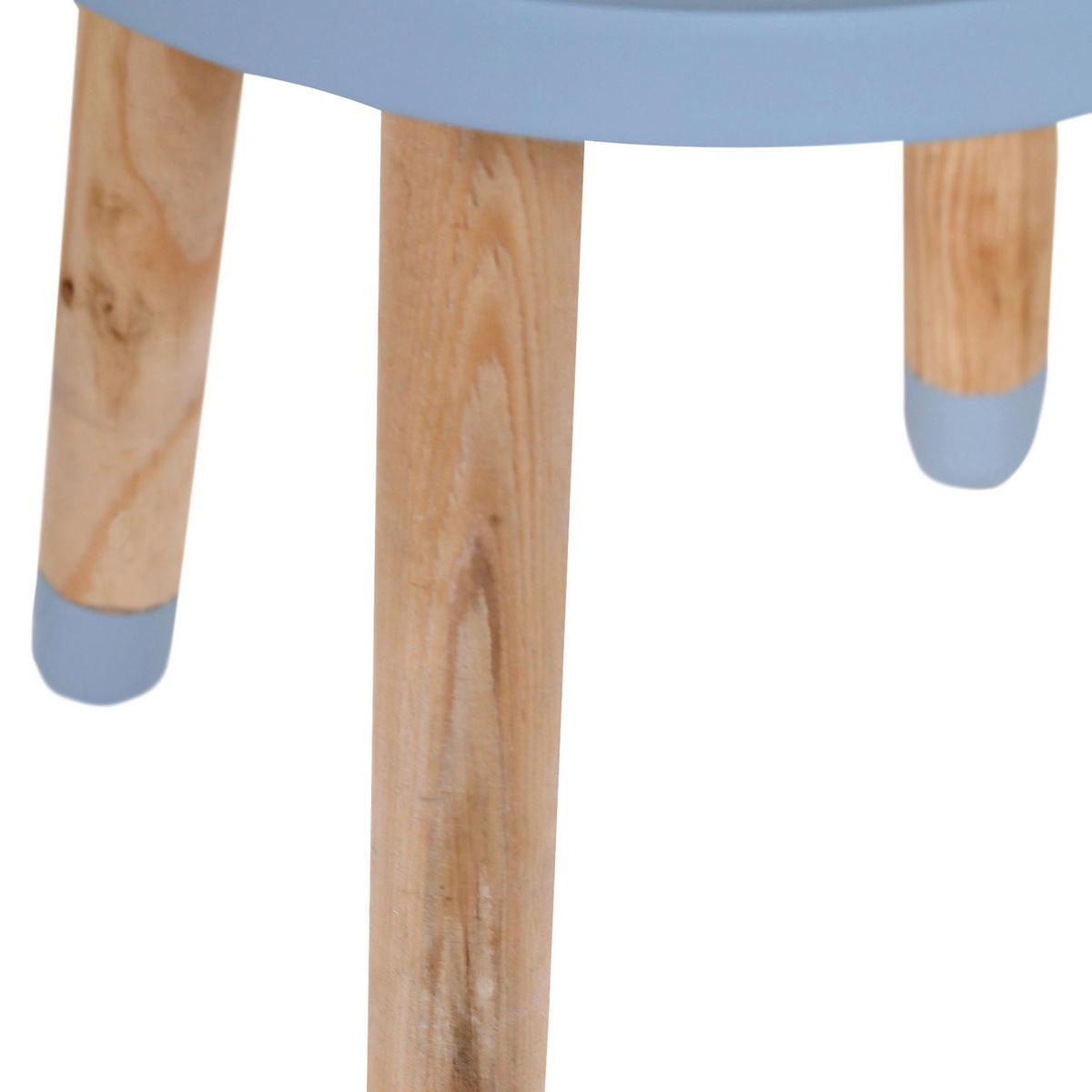ZESTAW DO SIEDZENIA DLA DZIECI ANOUK - jasnoniebieski, Konventionell, materiał drewnopochodny/drewno