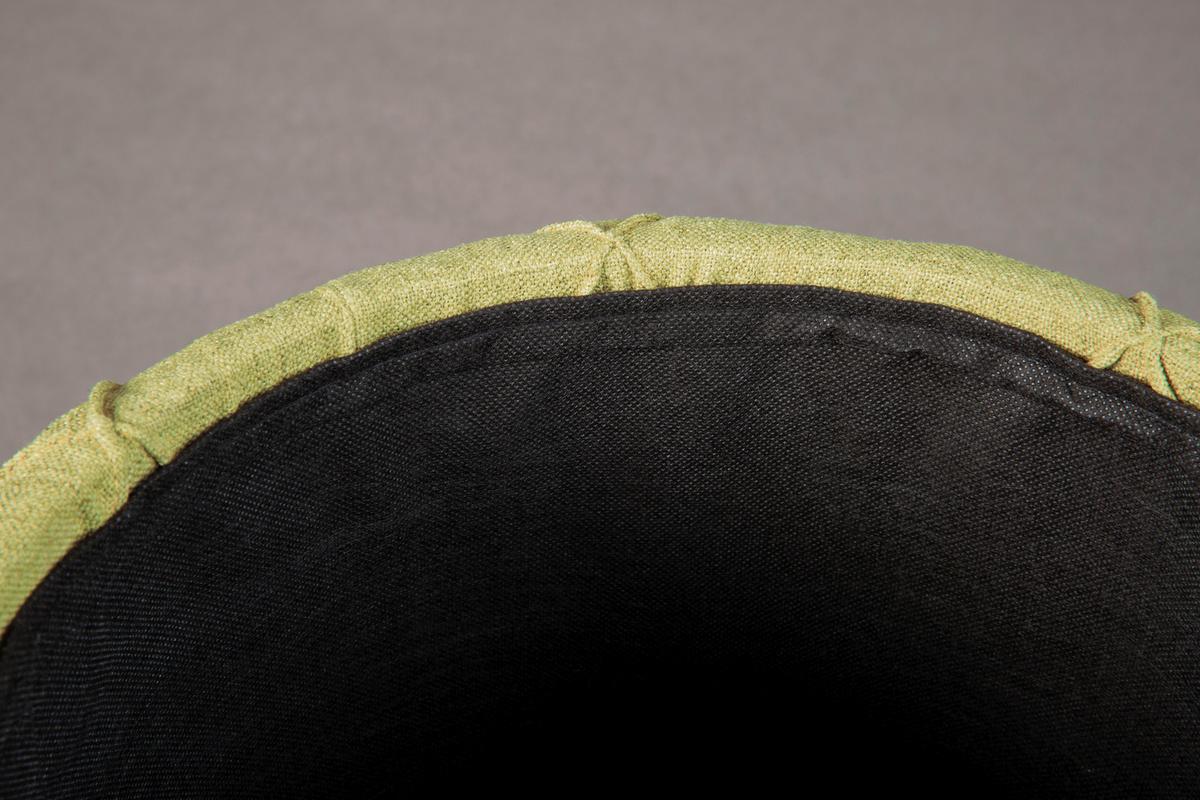 Hocker Yapaka Grün - Grün, KONVENTIONELL, Holzwerkstoff/Kunststoff (34/40/34cm) - MID.YOU