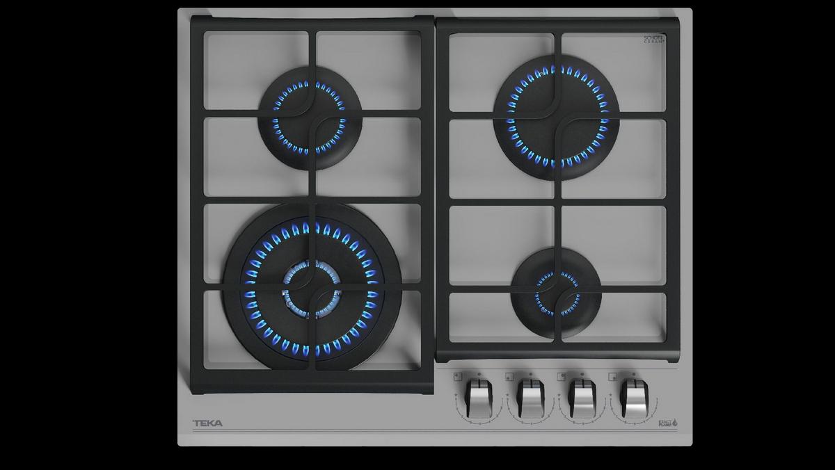 Plită pe gaz TEKA GZC 64320 SM STEAM GREY - Modern (60/5/60cm) - Teka