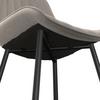 Tischgruppe Eolona Creme 5-tlg. - eukalyptusträ färg/svart, Modern, metall/trämaterial (120/76/120cm) - Bessagi Home