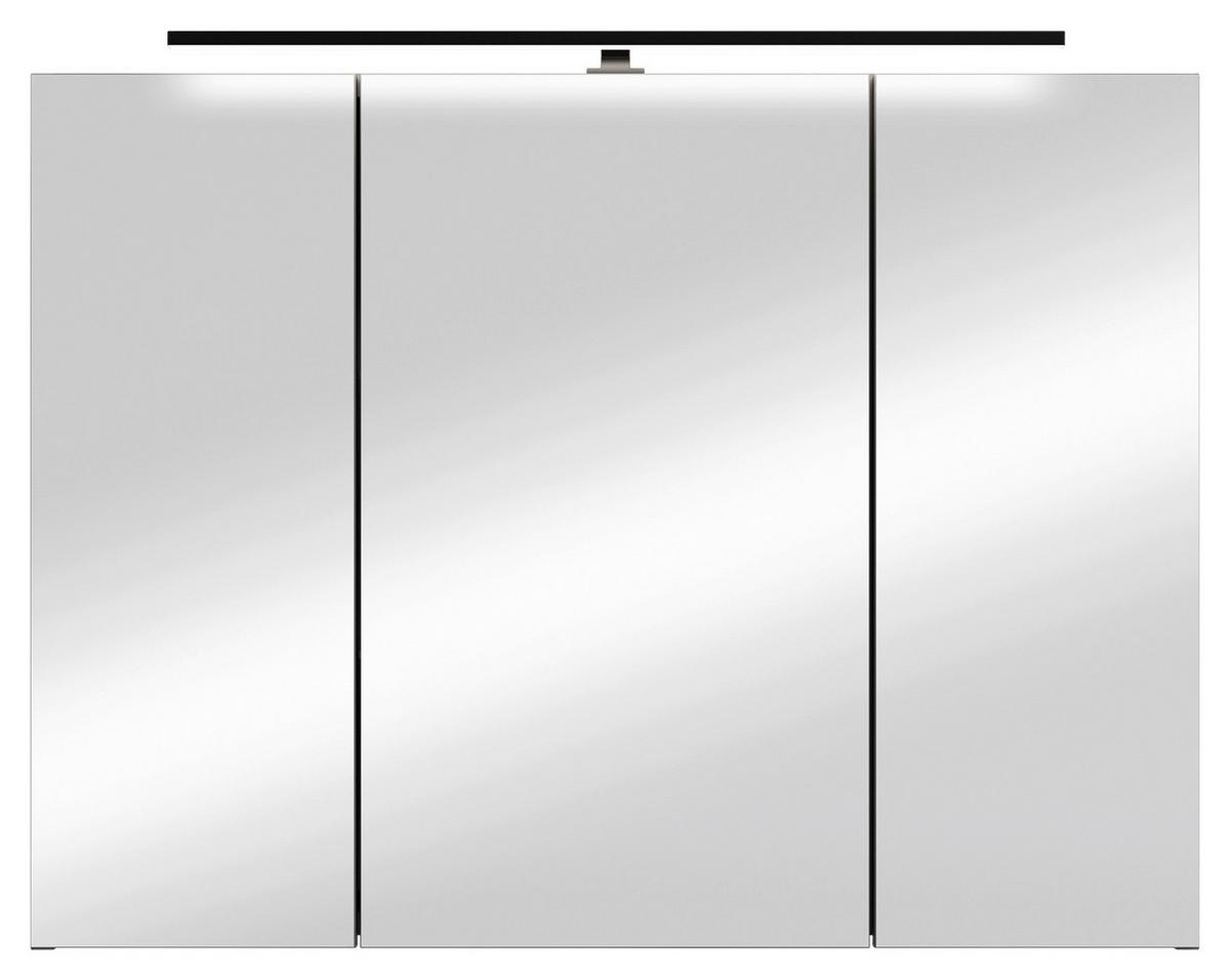 Spiegelschrank Spree Anthrazit - MODERN, Glas/Holzwerkstoff (80/60/15cm) - MID.YOU