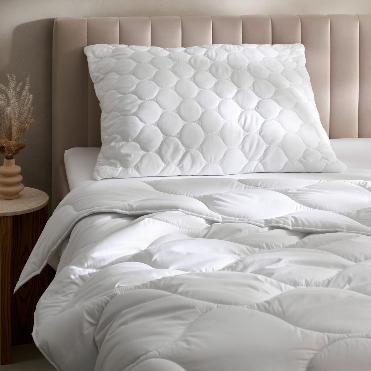 Pilotă tot timpul anului Aloe Vera, cca.  135-140x200cm - alb, Konventionell, textil (135-140/200cm) - Nadana