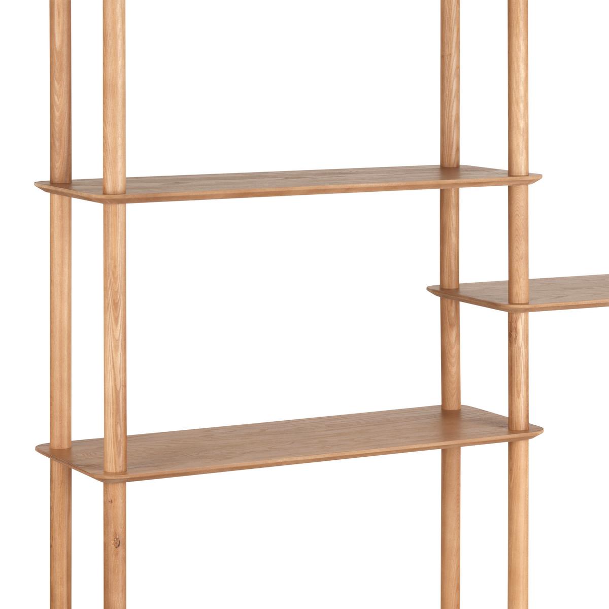 Regal Mats Naturfarben - Naturfarben, MODERN, Holz/Holzwerkstoff (120/140/30cm) - Premium Living