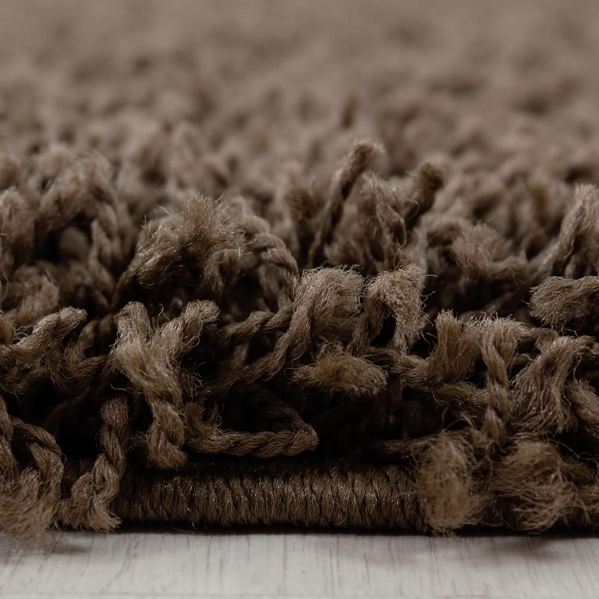 Hochflorteppich Life Brown Braun ca. 240x340cm - Braun, KONVENTIONELL, Textil (240/340cm) - Novel