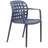 FAUTEUIL EMPILABLE JENNY - Grau, Modern, Kunststoff (58/82/58cm) - Mömax