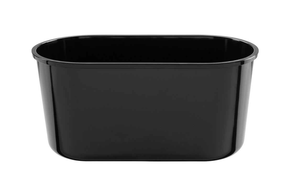 Škatla Za Kruh Fresh, Črna - črna/barve akacije, Trend, umetna masa/les (37/21,5/17,2cm) - Echtwerk