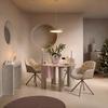 LED-HÄNGLAMPA MIKE - vit/sandfärgad, Modern, metall/plast (40/40/130cm) - Mömax