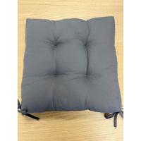 Ülőpárna Elli 40/40 - antracit, textil (40/40/7cm) - Mömax