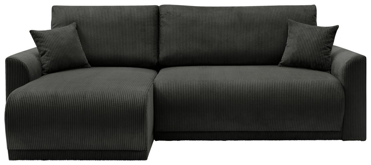Kutna Garnitura Kim - crna, Moderno, drvo (233/146cm) - Modern Living
