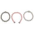 Cordoane Pentru Draperii Perlenkette - argintiu, Romantik / Landhaus, plastic (29cm) - Modern Living