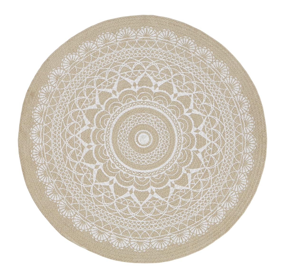 Ravno Tkana Preproga Mila - svetlo rjava (100cm) - Modern Living