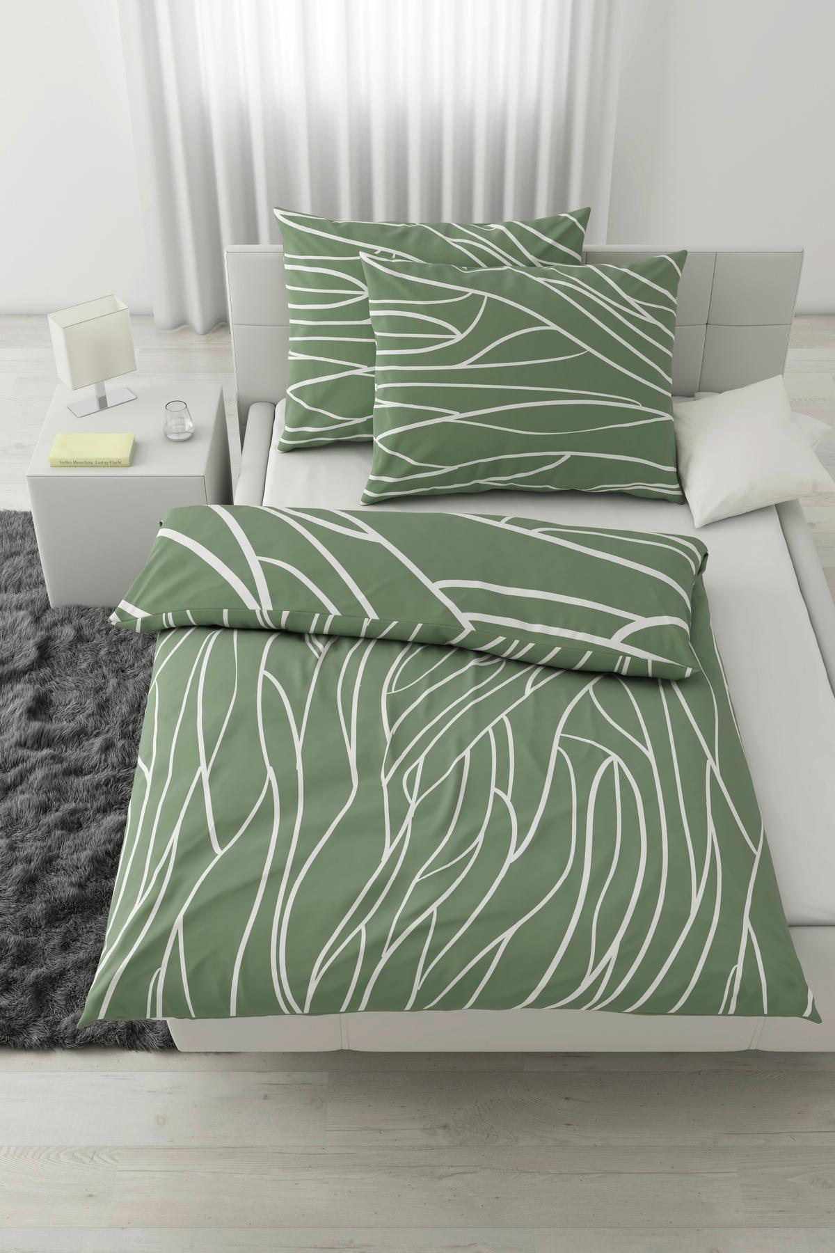 Posteljnina Juliane Xxl, Zelena, 2x60/80, 200/200 - zelena, Konvencionalno, tekstil (200/200cm) - Mömax