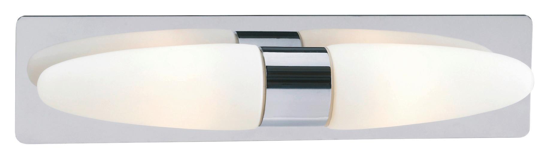Wandleuchte Bullet max. 40 Watt - Chromfarben/Weiß, Basics (9/37/11,5cm) - Markslöjd