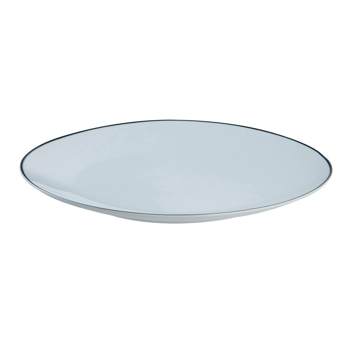 SERWIS OBIADOWO-ŚNIADANIOWY EDGE - biały, Lifestyle, ceramika (62/36/26cm)