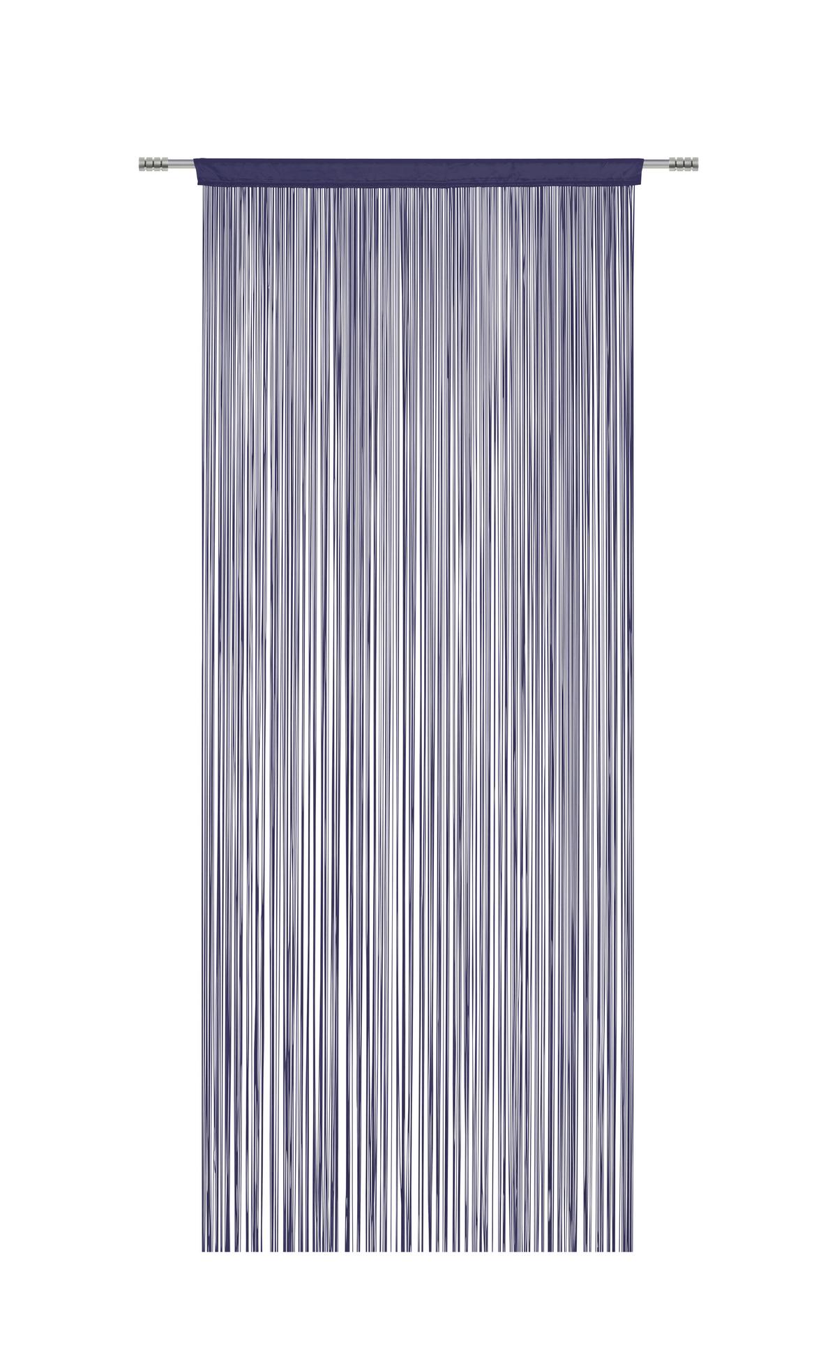 Zsinórfüggöny Promotion 90/200 - lila/kék, Konventionell, textil (90/200cm) - Based