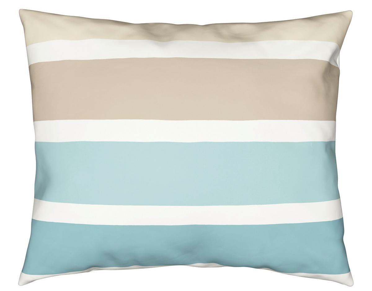 BETTWÄSCHESET SILKE - Blau/Beige, Modern, Textil (160/210cm) - Modern Living