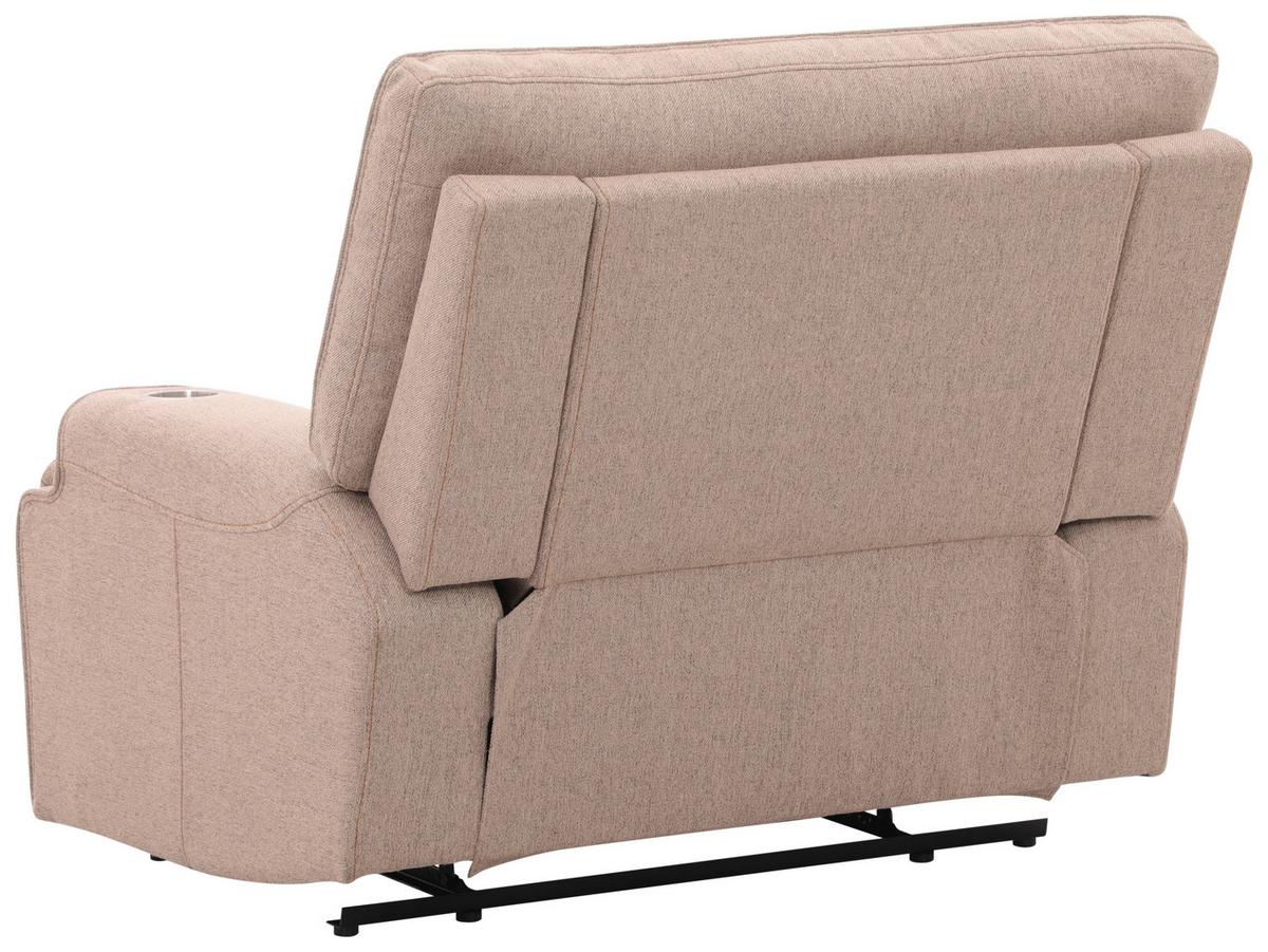 Počivalnik Texas, Mocha Rjava - črna/mocha rjava, Basics, kovina/umetna masa (122/106/102cm) - MID.YOU