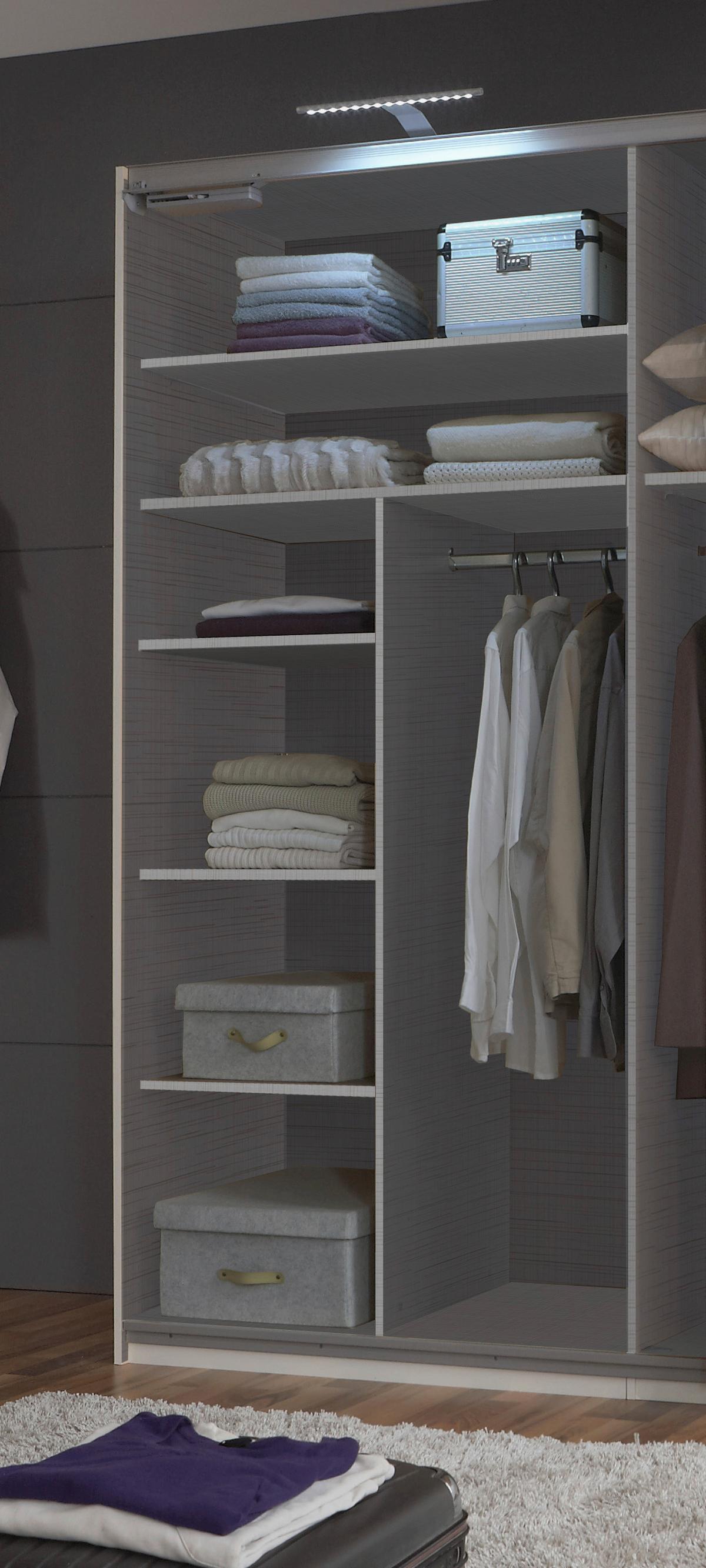 INNENEINTEILUNG WÄSCHEEINTEILUNG - Grau, MODERN, Holzwerkstoff (87/160/50cm) - MID.YOU