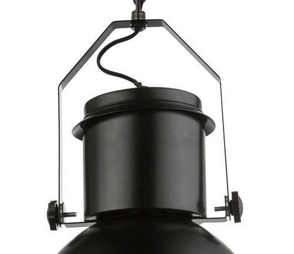 Hängeleuchte Kutum max. 40 Watt - Schwarz, Trend, Metall (26,5/120cm) - Globo