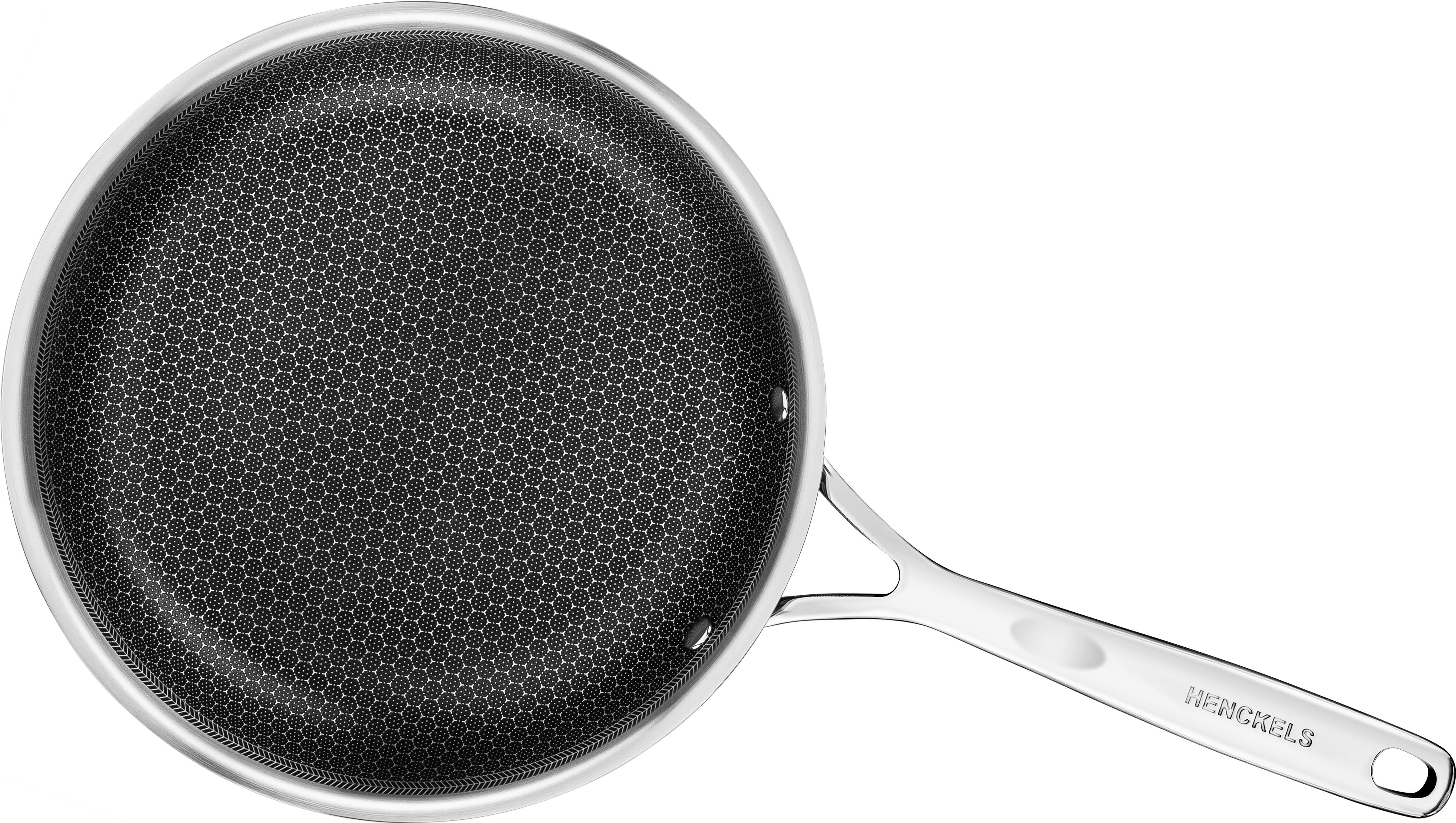 PATELNIA DO SMAŻENIA 1032926 - kolor stalowy, Basics, metal (24cm) - Henckels by ZWILLING