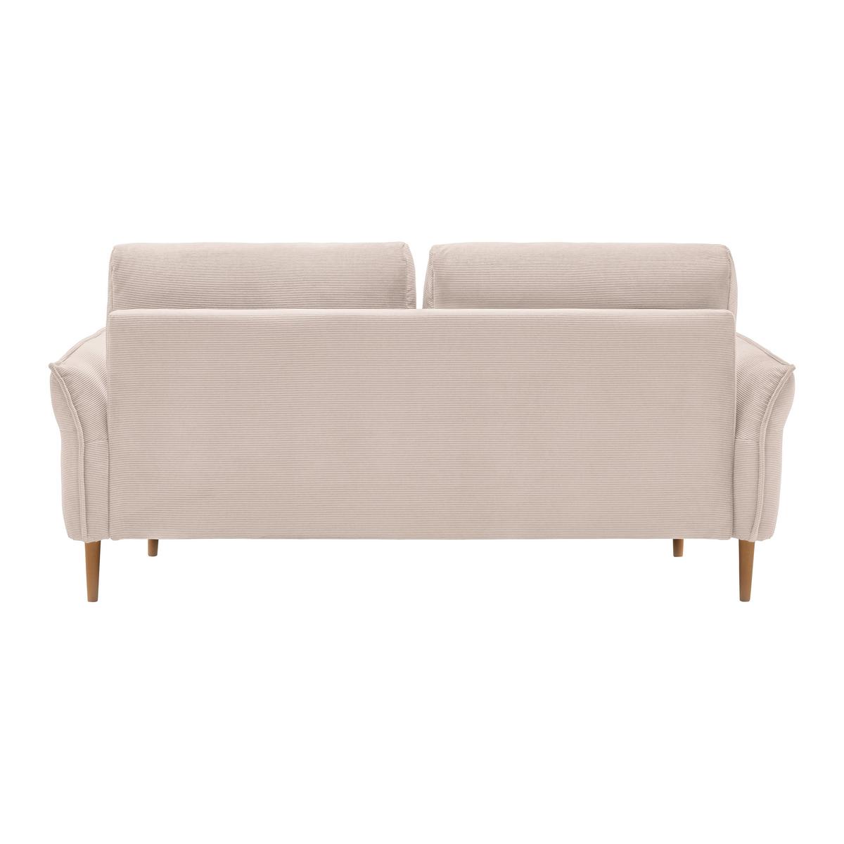 Trosjed Custom - prirodne boje/sivo-bež, Moderno, tekstil/drvo (183/85/92cm) - Mömax