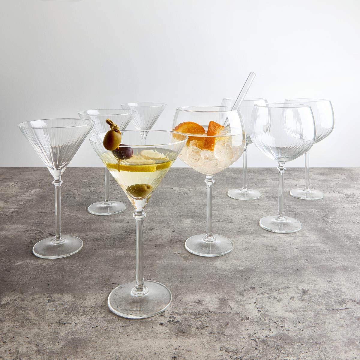 GLÄSERSET MARTINI - Klar, MODERN, Glas - Mömax