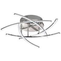 LAMPA SUFITOWA LED 20108 CROSS TW - kolor chromowy, Konventionell, metal (50/50cm) - Fischer & Honsel