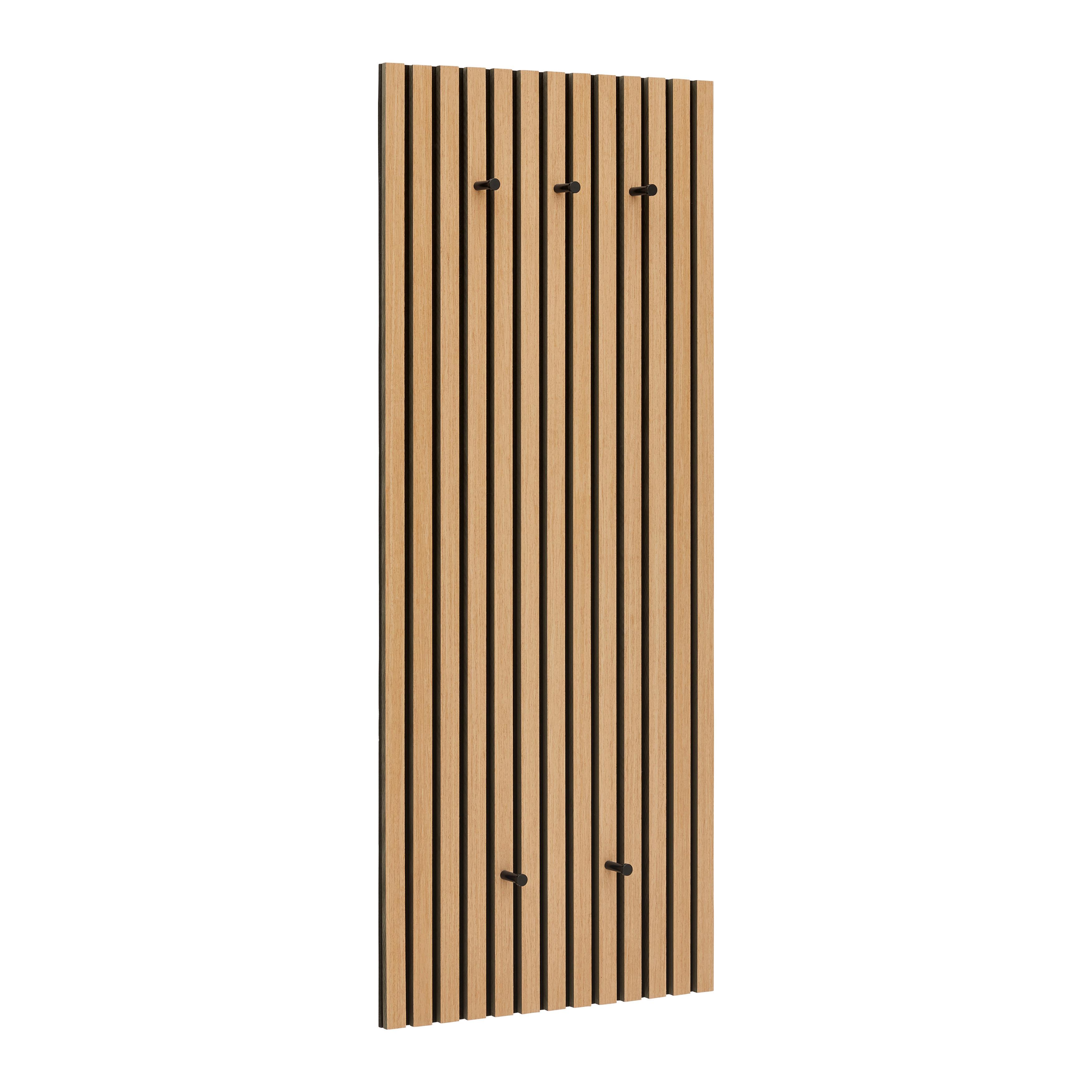 Panou Cuier Grace - culoare lemn stejar, Modern, metal/textil (50/125/7,5cm) - Modern Living