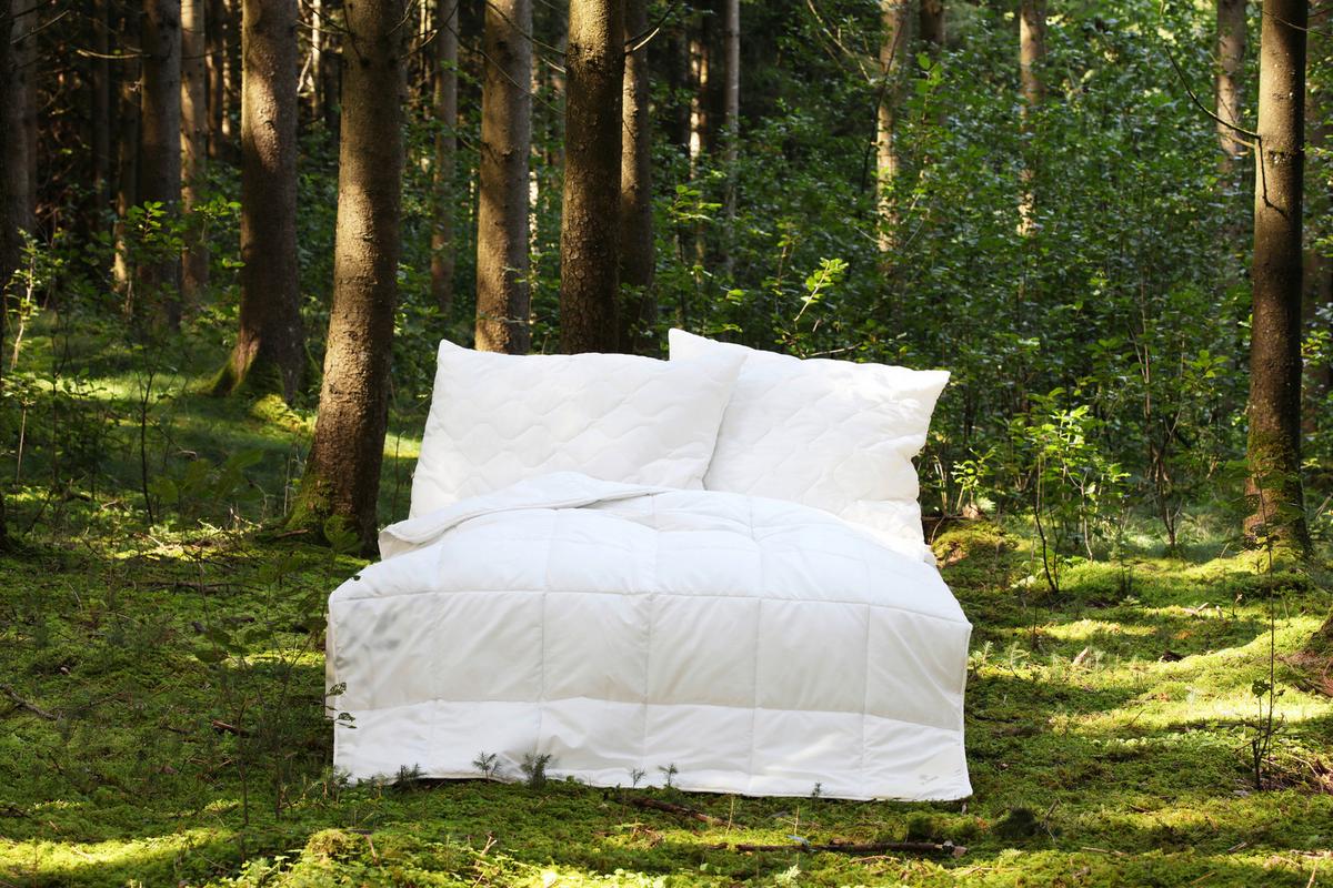Kopfpolster Green Concept in Weiß ca. 70x90cm - Weiß, MODERN, Textil (70/90cm) - ecoTree