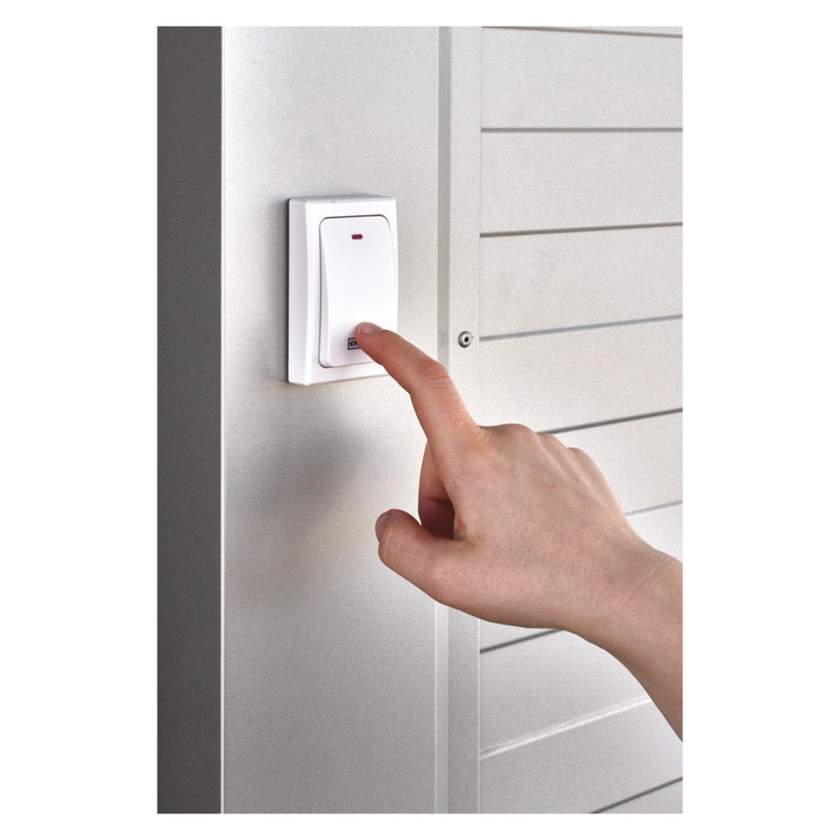 Vezeték Nélküli Csengő Ac P5729 - fehér, műanyag (8.1/7.3/8.1cm)