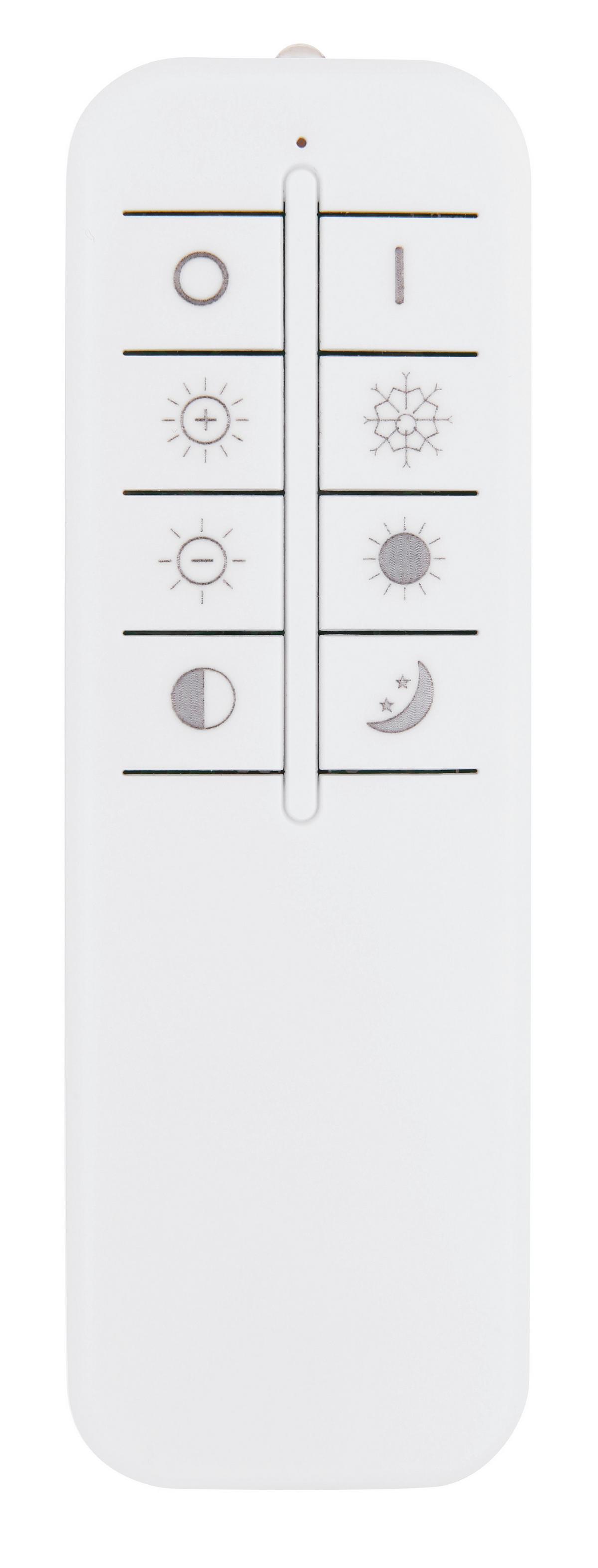 LED-DECKENLEUCHTE 48442-50  RODERICK - Chromfarben/Weiss, Design, Kunststoff/Metall (54,5/46/6cm) - Globo