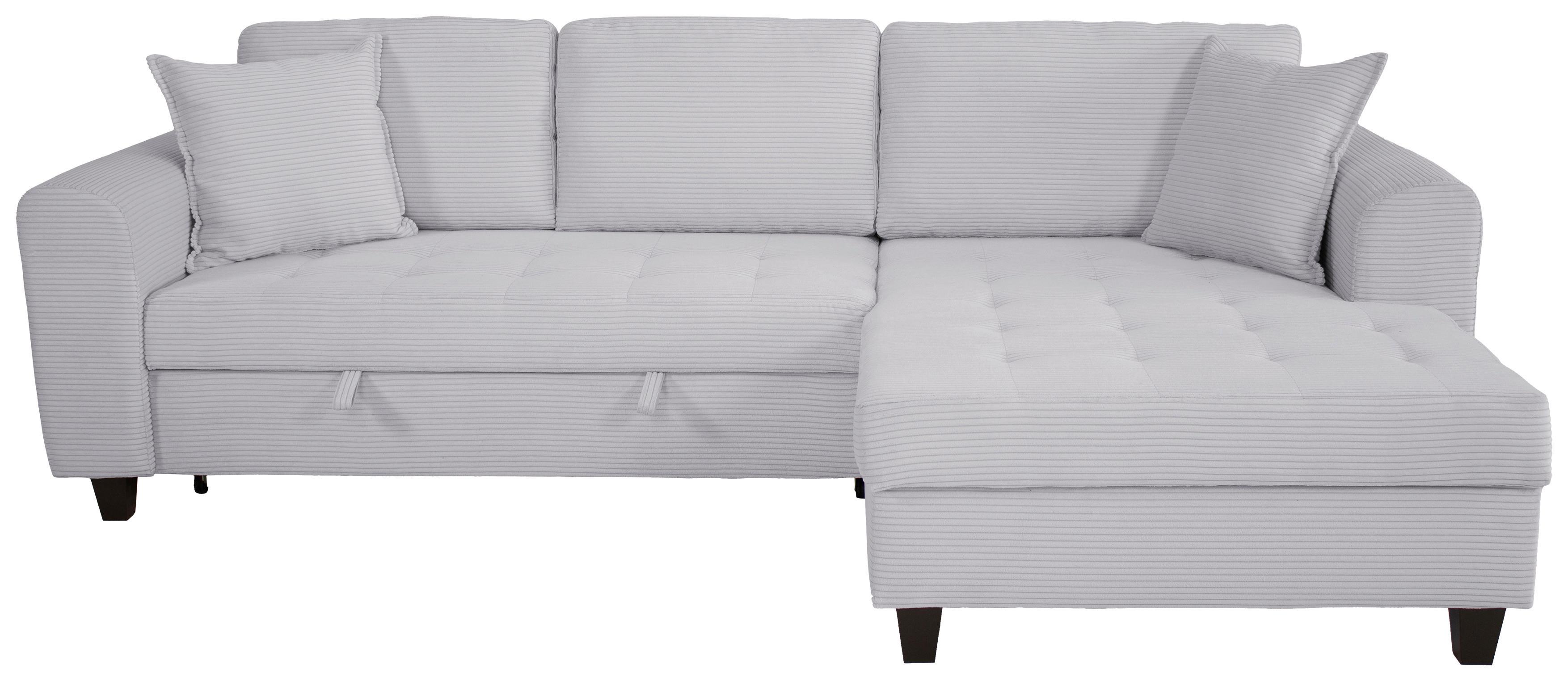 Kutna Garnitura Moritz - svijetlo siva, Trend, tekstil (265/155cm) - Modern Living