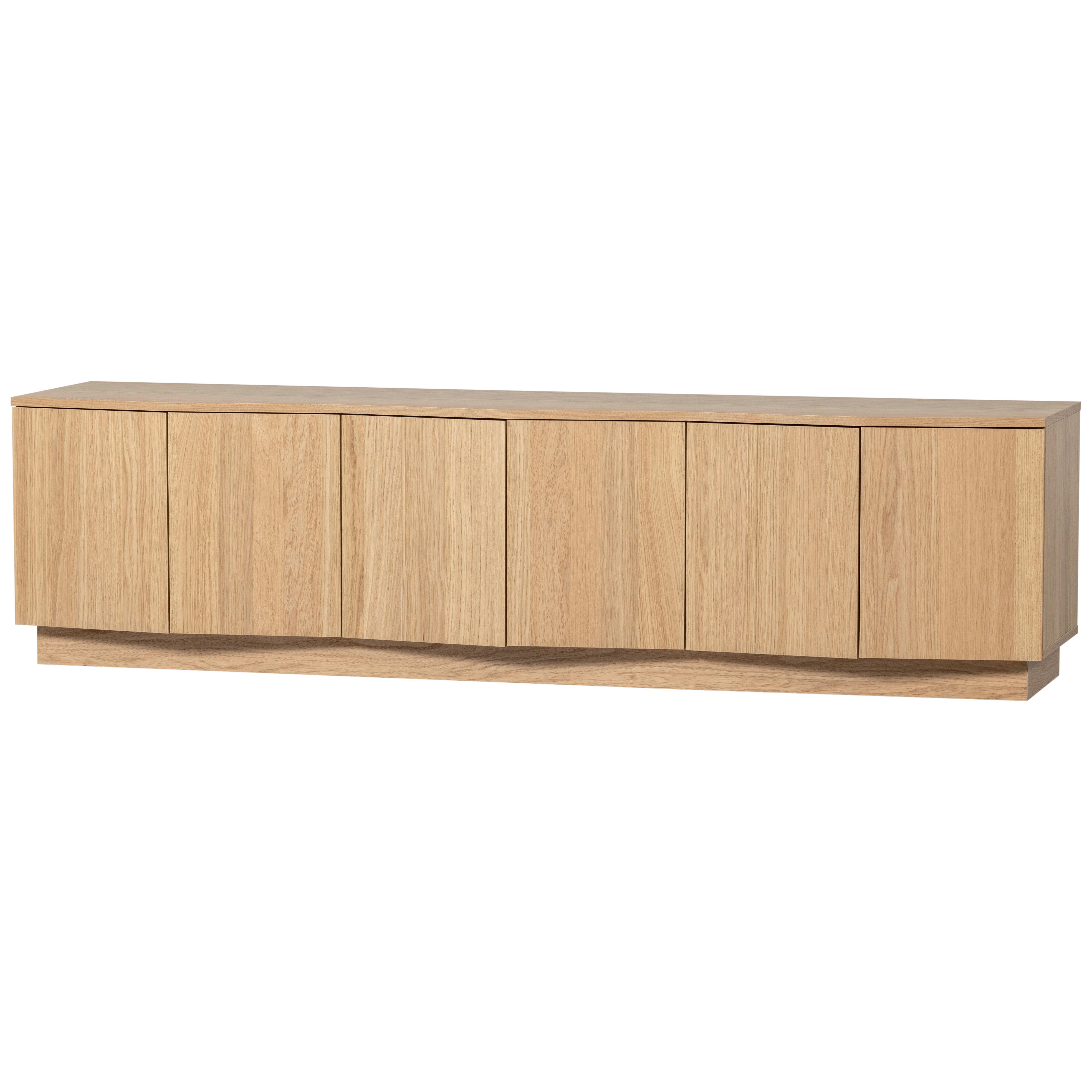 Lowboard Zuma Eichefarben - Eichefarben, Design, Holz (200/52/45cm) - Livetastic
