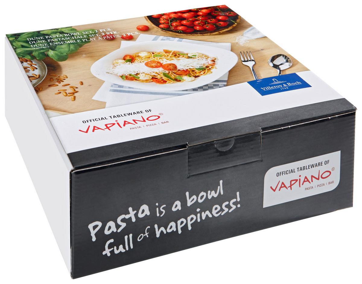 KOMPLET TALERZY DO MAKARONU 1042578472 VILLEROY & BOCH - biały, Design, ceramika (27/20cm) - Villeroy & Boch