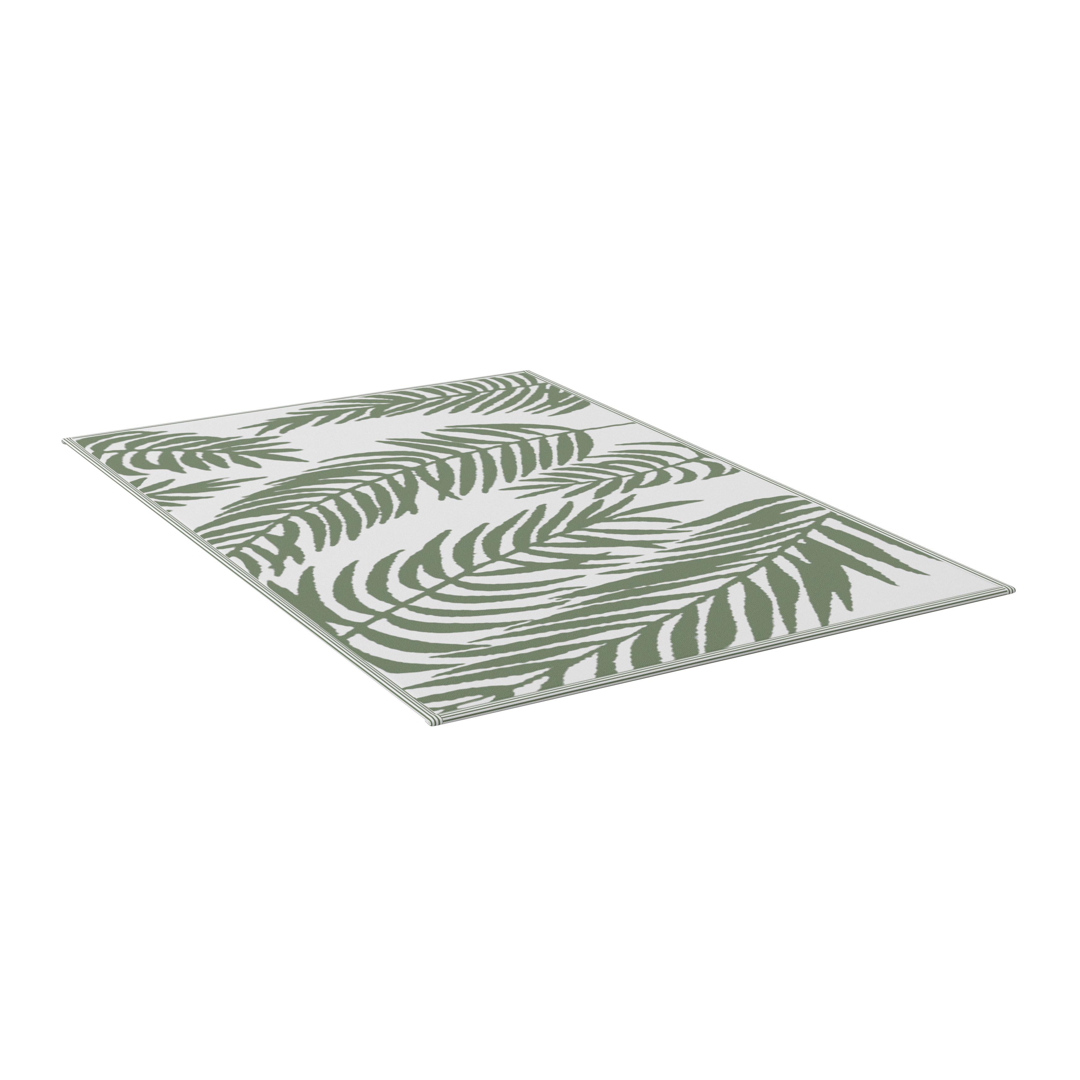 Outdoorteppich Flavia Grün ca. 120x180 cm - Grün, MODERN, Kunststoff (120/180cm) - Bessagi Garden