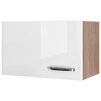 Corp superior de bucatarie VENEZIA - VALERO - stejar Sonoma/alb lucios intens, Modern, material pe bază de lemn (60/32/32cm) - FlexWell
